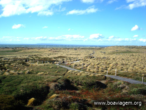 Seno Otway, estreito de Magalhães em Punta Arenas