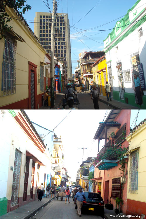 Cidade não murada em Cartagena