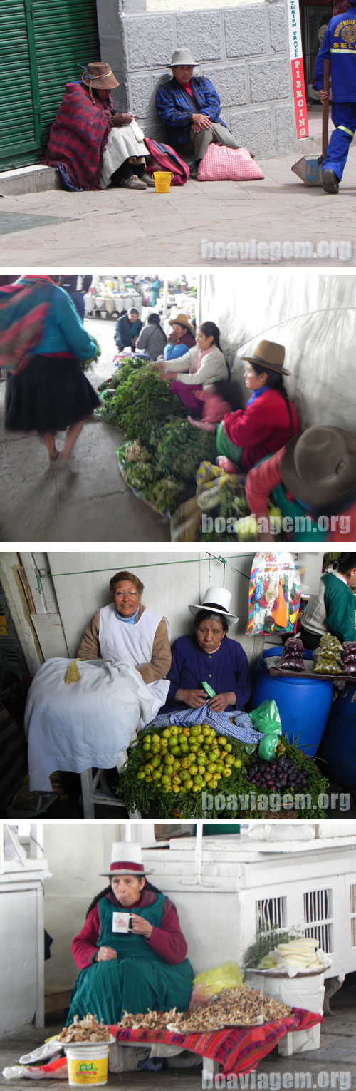 Pessoas da cidade de Cuzco