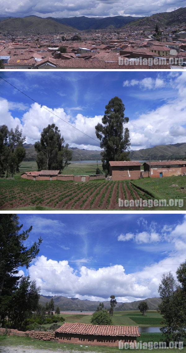 Saindo de Cuzco a paísagem começa a se transformar