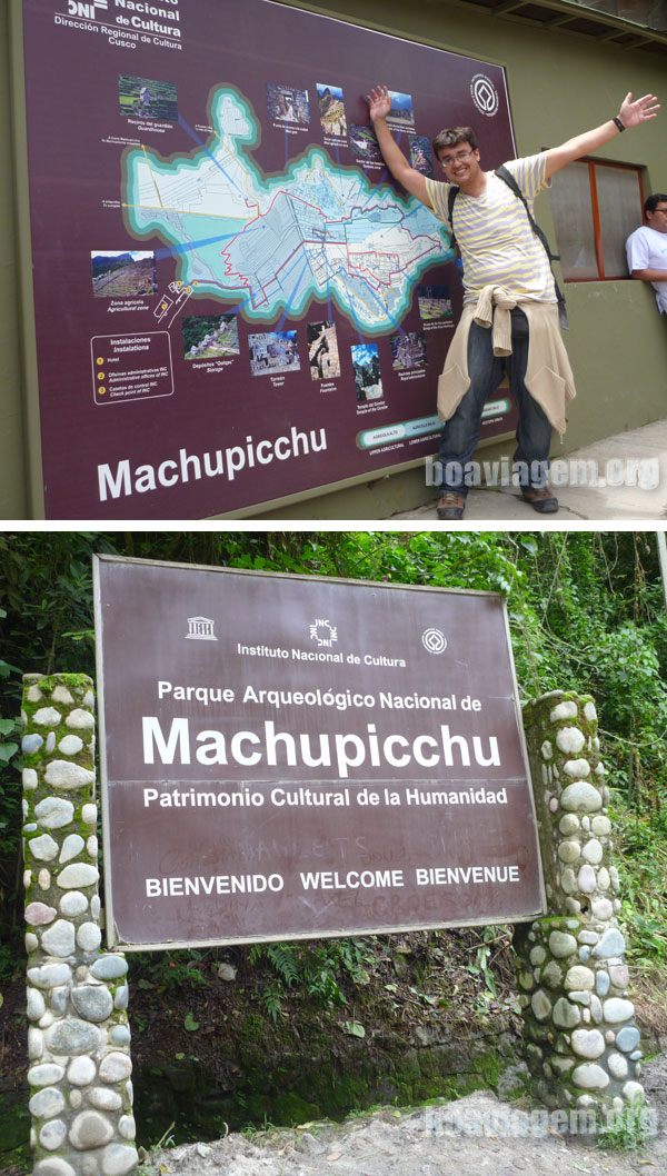 Chegada a Macchu Picchu - Bienvenidos!