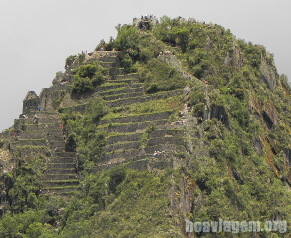 O topo do Wayna Picchu