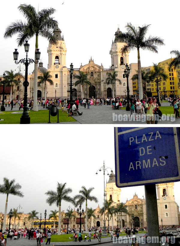 Plaza de Armas em Lima - Peru