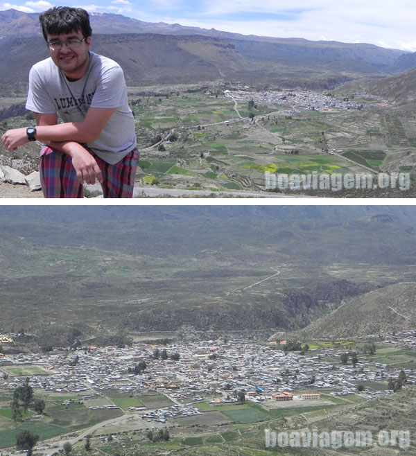 Mirador da cidade de Chivay - Canyon del Colca - Arequipa