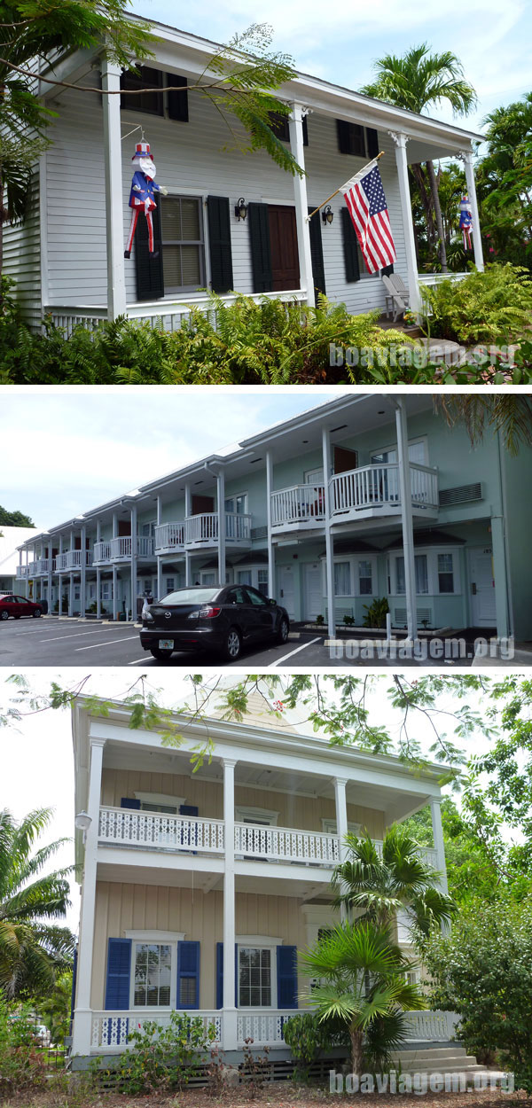Detalhes das casas de Key West