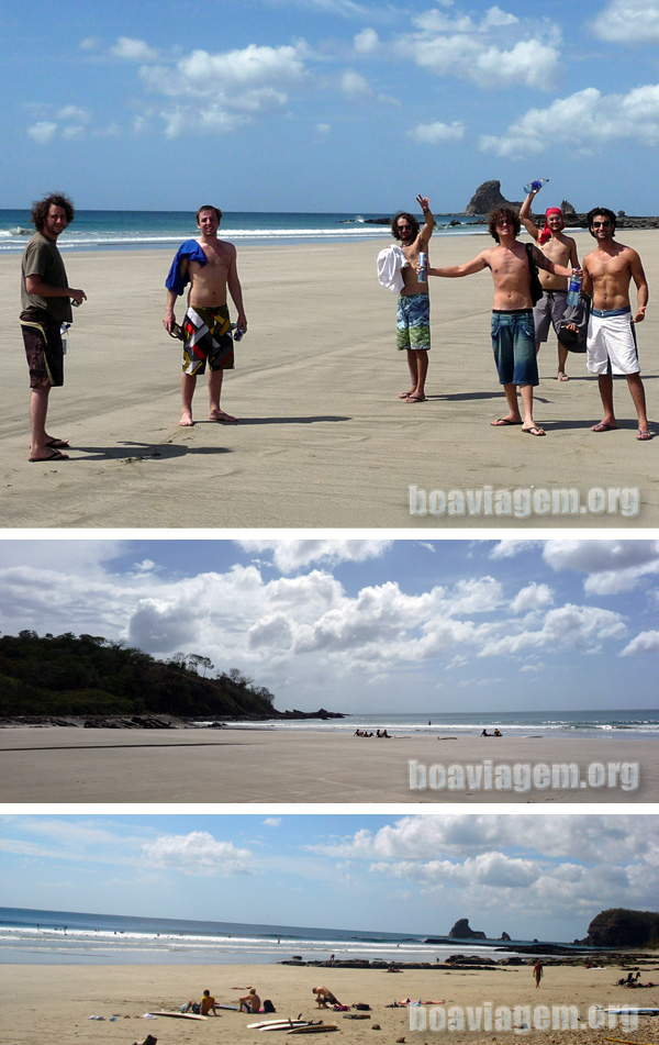 Praia no Oceano Pacífico - Nicaragua - San Juan del Sur