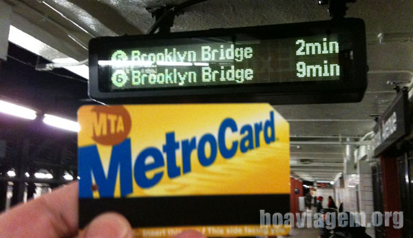 Metrocard - seu melhor amigo em NYC