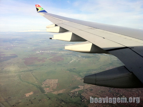 Chegando a Johannesburg