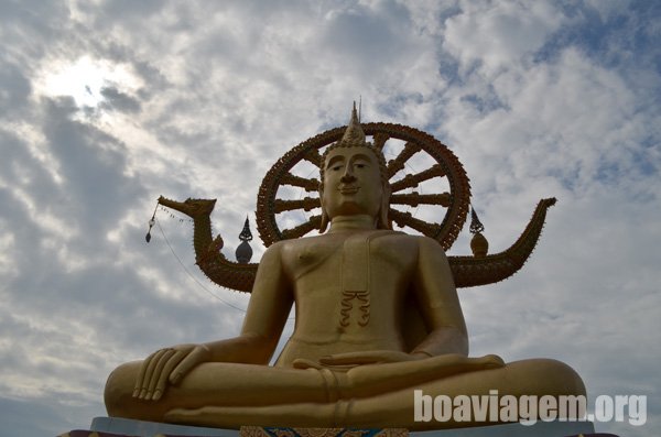 O grande Buddha de Koh Samui