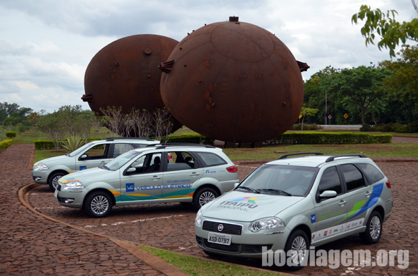 Veículos movidos a eletricidade na Usina Itaipu Binacional