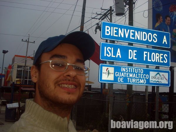 Finalmente na Isla de Flores - Norte da Guatemala