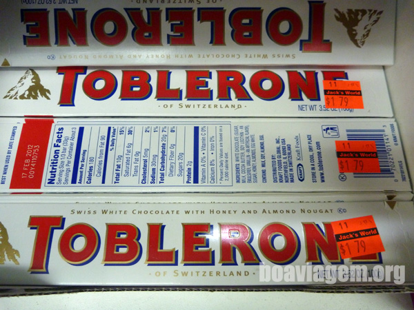 Toblerone barato como exemplo