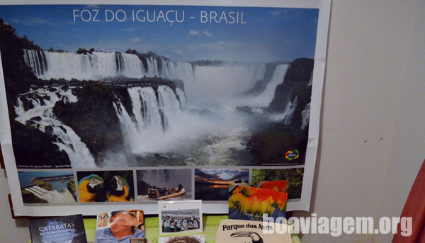 Banner de Foz do Iguaçu - cortesia da Usina Itaipu