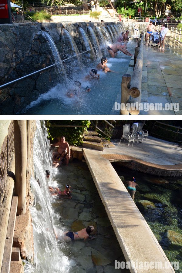 Quedas de água Parque das Fontes Rio Quente Resorts