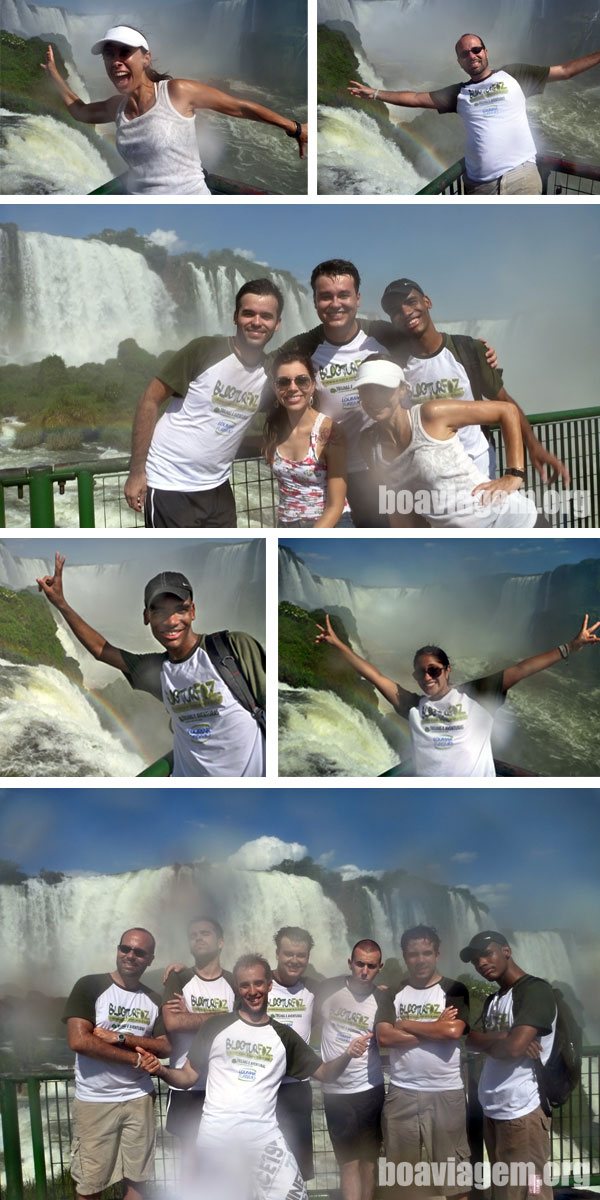 Blogueiros nas Cataratas do Iguaçu