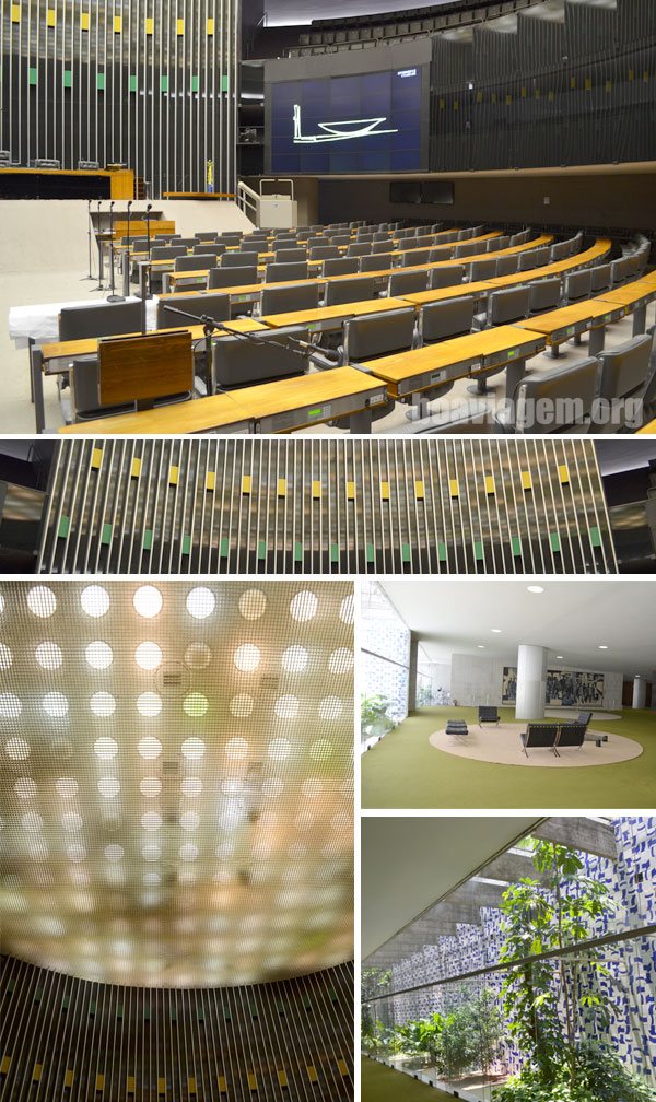 Visual da Câmara dos Deputados em Brasília