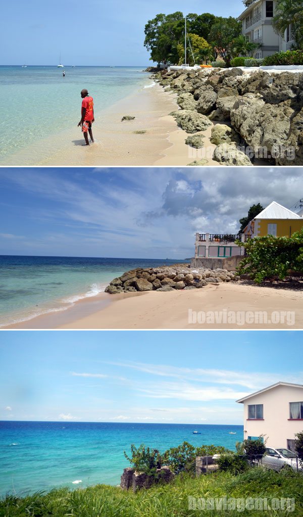 Algumas das praias paradisíacas de Barbados