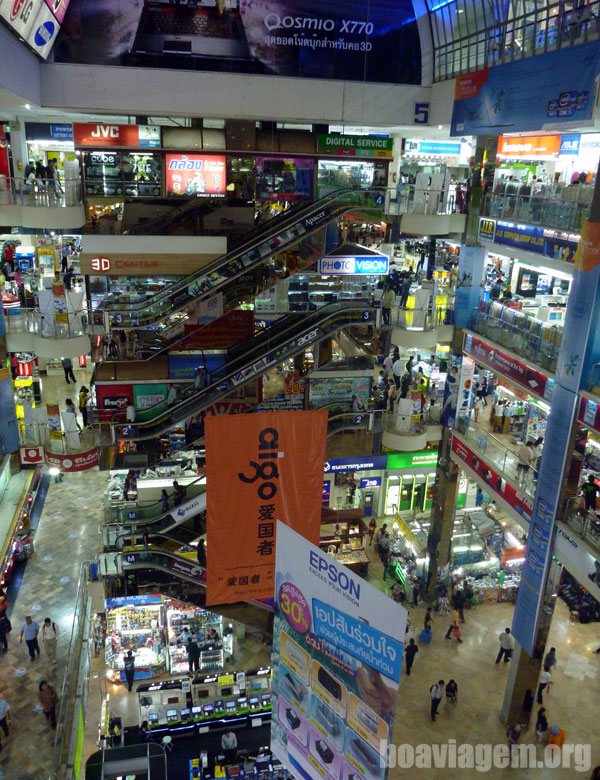 Pantip Plaza em Bangkok - Shopping da informática