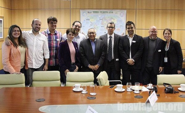 Com o Ministro do Turismo e blogueiros de turismo em Brasília