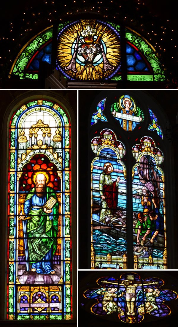 Os belos vitrais da Igreja de São Pedro em Gramado