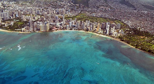 Waikiki - vista aérea