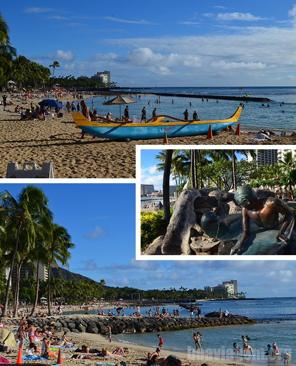 Oahu e a bela praia de Waikiki