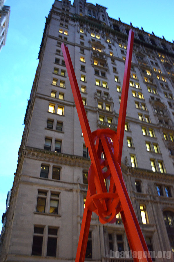 Arte em forma de escultura pelas ruas de Nova York