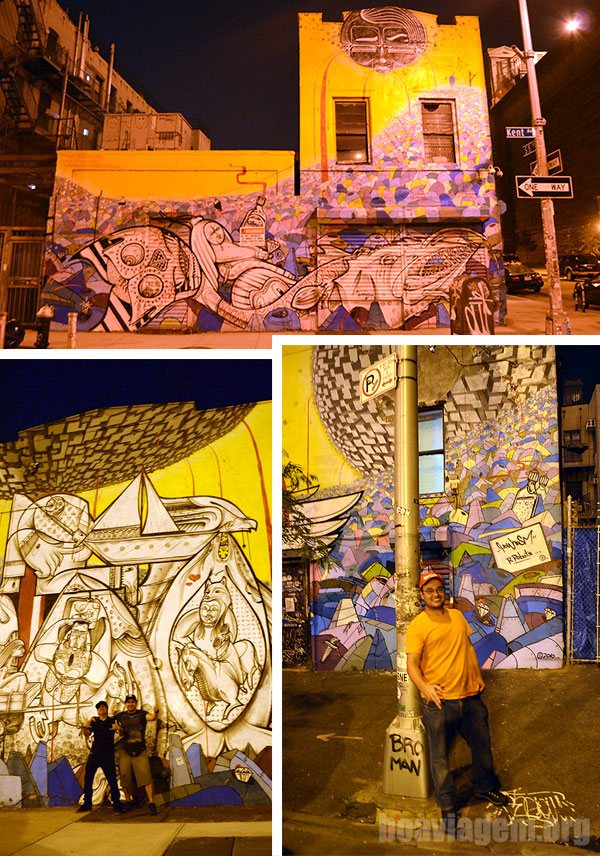 Se está na rua, e é no Brooklyn, então tem que rolar uns grafites