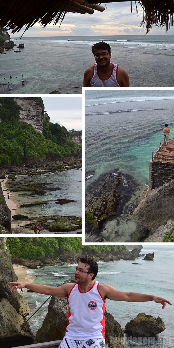 A praia mais famosa de Bali - Uluwatu