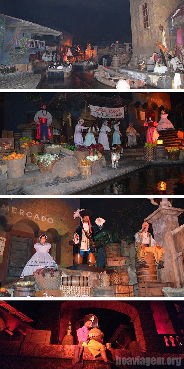 Parque Magic Kingdom Piratas do Caribe - Brinquedo divertidíssimo na Disney
