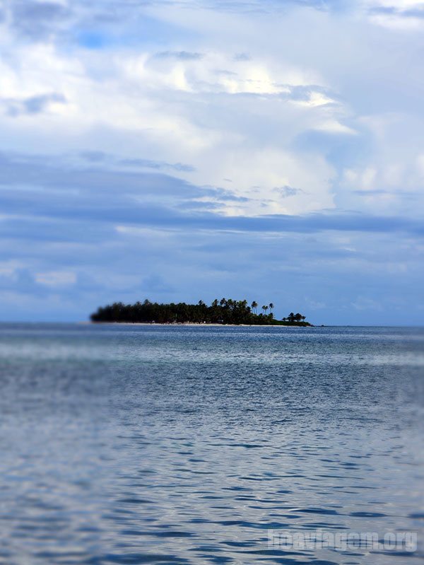 Tempo de compensação desfrutando da paisagem de Jhonny Cay