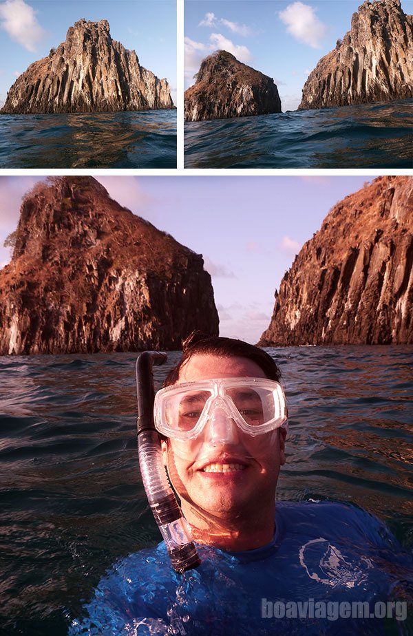 Fotos incríveis na água entre os Dois Irmãos