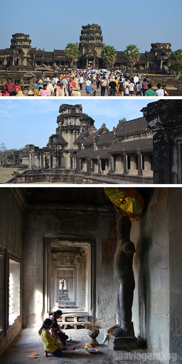 Angkor Wat - Camboja - adentrando os templos