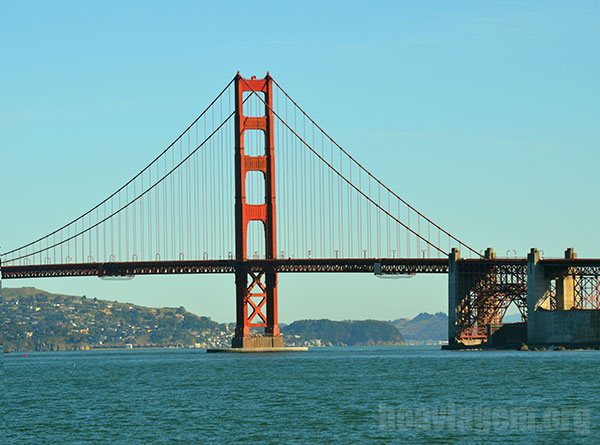 A ponte mais famosa dos Estados Unidos: Golden Gate