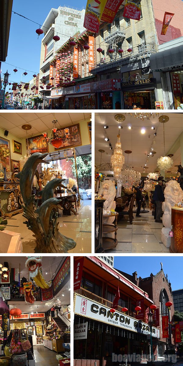 Algumas lojas da Chinatown de SanFran