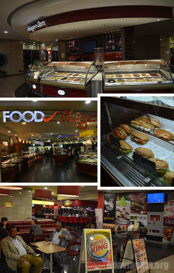 Food Court no Aeroporto do Cairo