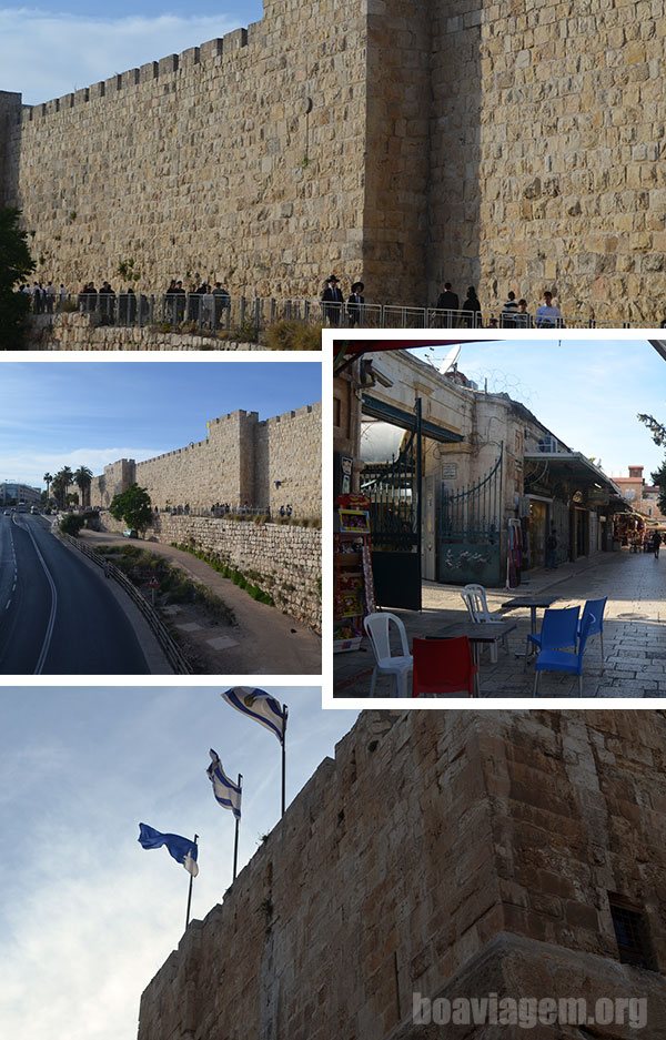 Os muros de Old-City: a velha Jerusalém