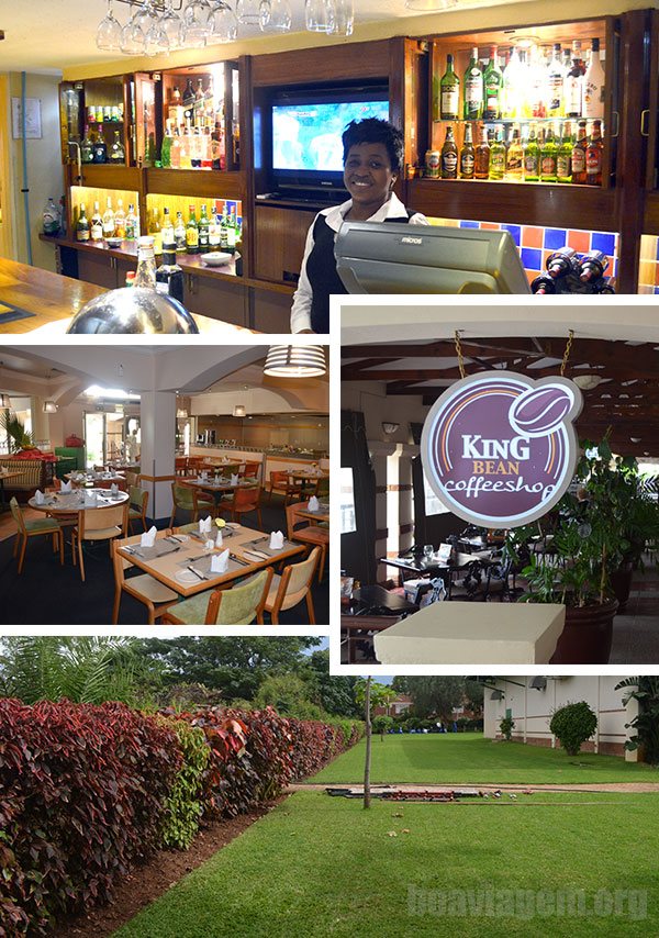 Ambientes do HolidayInn de Bulawayo no Zimbabwe