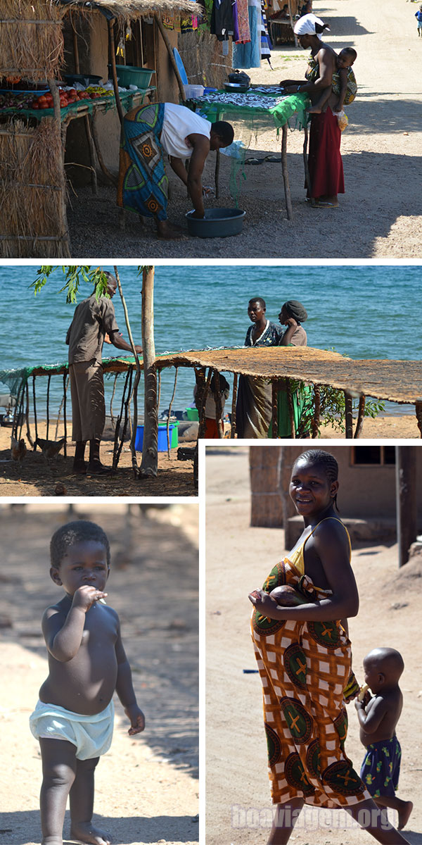 A vida normal dos moradores de Cape Maclear - Malawi