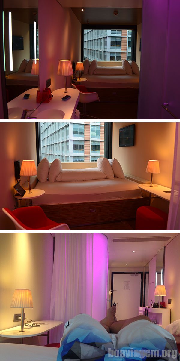 Quarto Hi-Tech no CitizenM de Londres