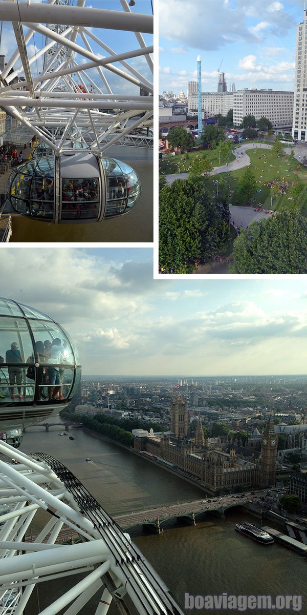 A roda-gigante mais famosa da Europa: London Eye