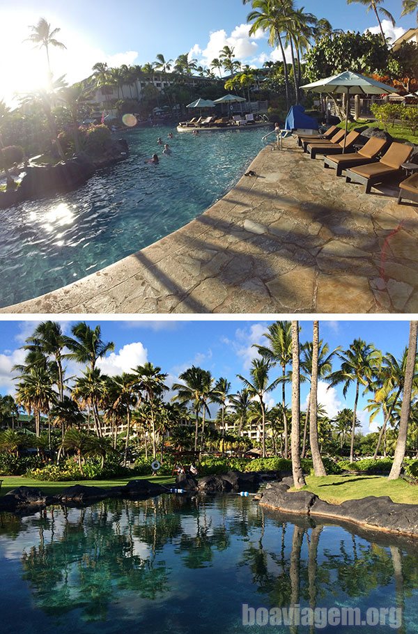 Hotel de alto nível no Kauai - Havaí
