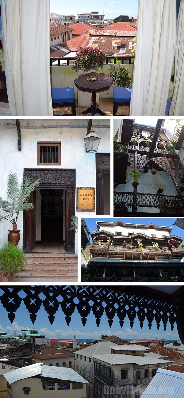 A bela vista do Hotel Emerson Spice em Zanzibar
