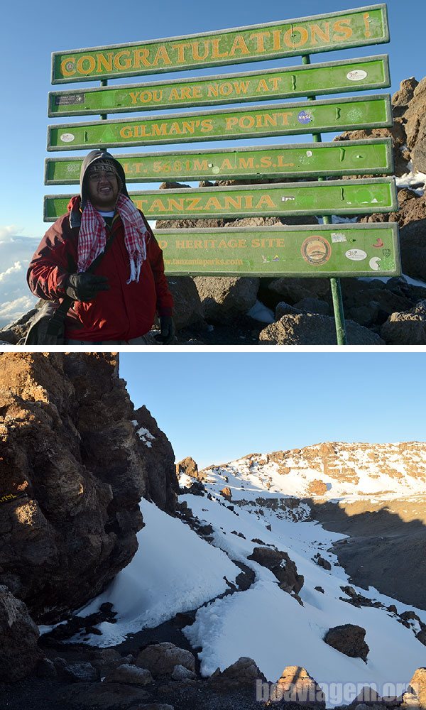 Gilman's point - 5.681 metros de altura - Kilimanjaro