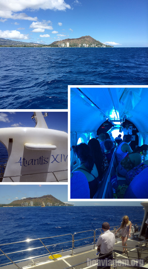 Mergulho com o submarino Atlantis em Oahu