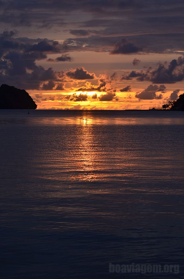 Pôr do sol no Palau