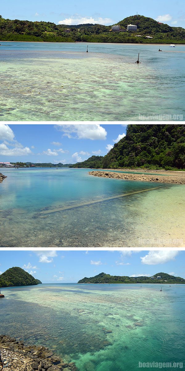 Lugar perfeito para fazer snorkel no Palau