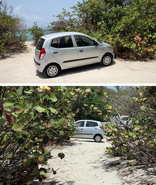 Praias podem ser visitadas facilmente com carro locado