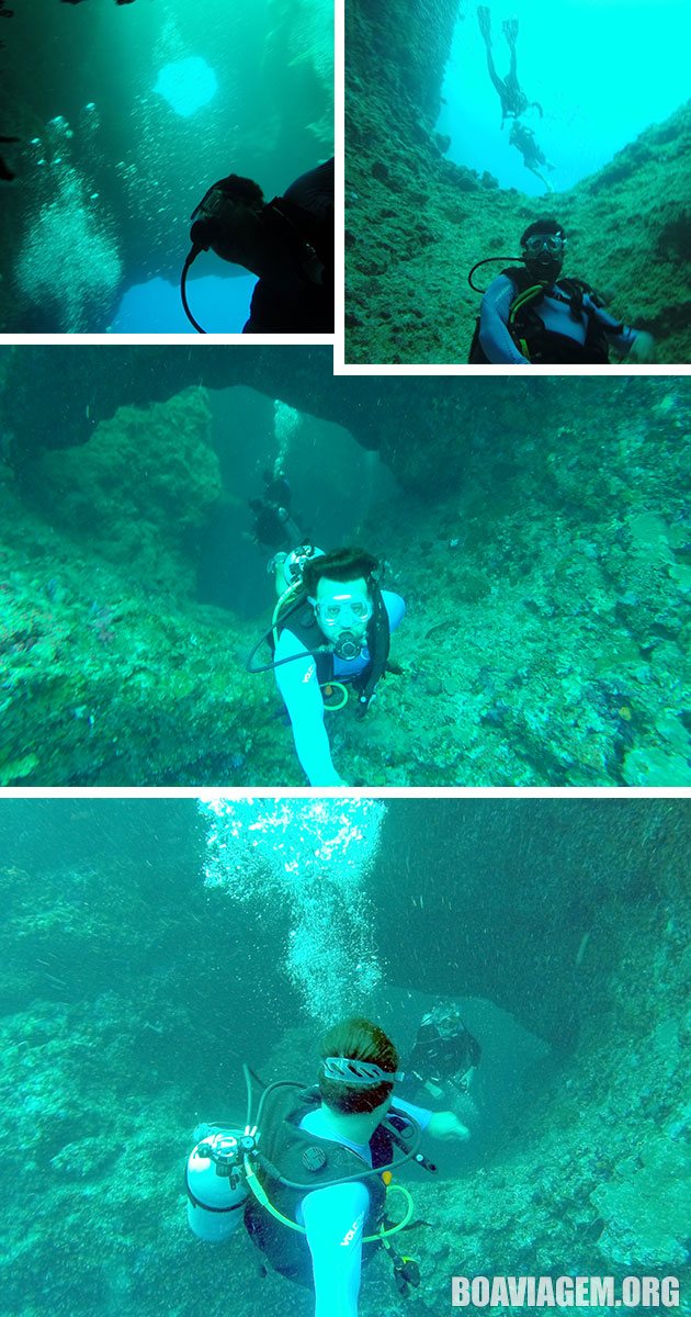 Um dos melhores pontos de mergulho no Palau: Blue Holes