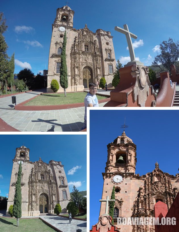 Visitando um Templo Católico em Guanajuato